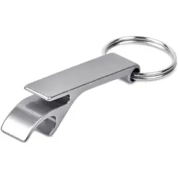 Altitude Tango Recycled Aluminium Bottle Opener Keyholder Silver